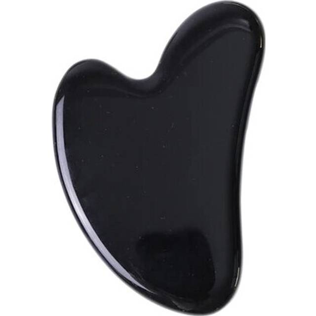 (a-Guasha board 1) Natural Jade Roller Face Massager Real Stone Gouache Scraper Board Facial Massager Jade Roller Guasha Massage Board and Roller