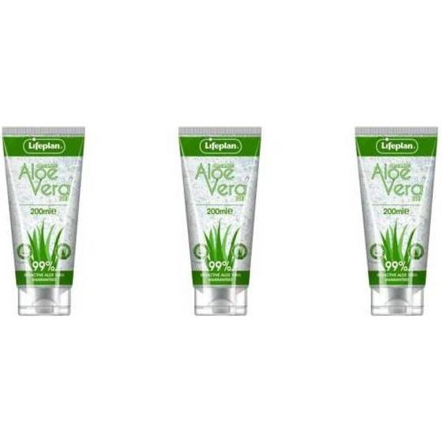 Lifeplan 99% Pure Aloe Vera Gel | 200ml  (Pack of 3)