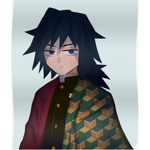 "(Doodle Giyu Tomioka=2706) Posters 16x20"" or 18x18inch Wall Art Living Room Bedroom DÃ©cor Print"