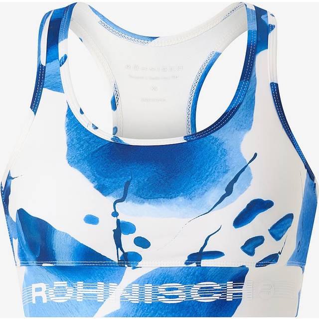 Emblem Racerback Sportsbra W Blue Aquarelle (M) - Blå (M)