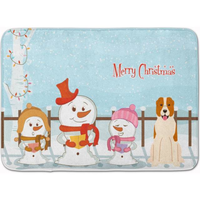 Caroline's Treasures Christmas Central Asian Shepherd Dog Floor Mat  19 x 27  Multicolor