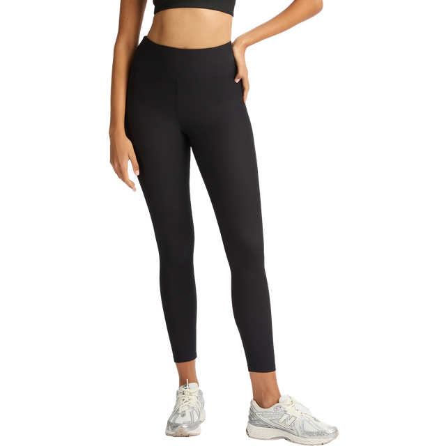 Ribbed R HW Tights W Black (M) - Svart (M)