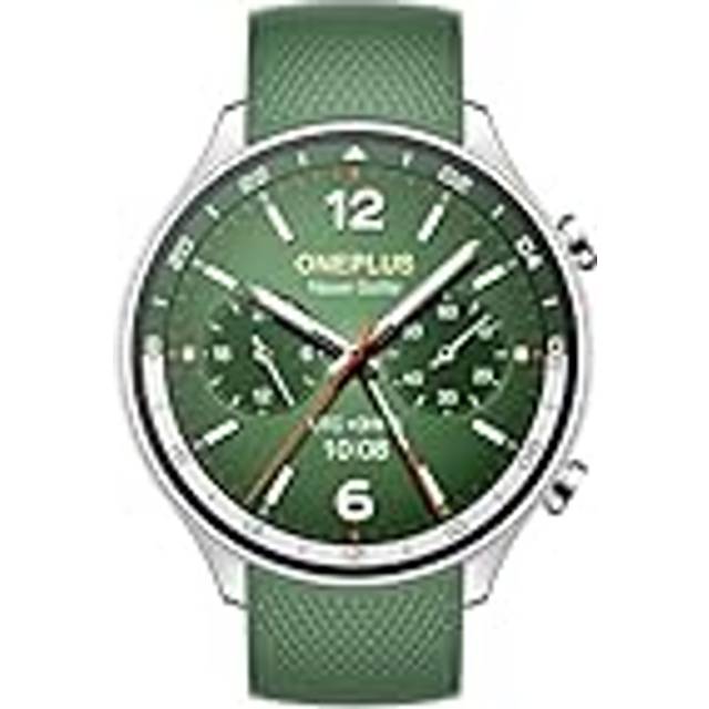 OnePlus Watch 2R with Wear OS 4 by Google,Snapdragon W5 Chipset,Upto 100hrs Battery Life,1.43 AMOLED Display,100+ Sports Mode,Dual Frequency GPS,5