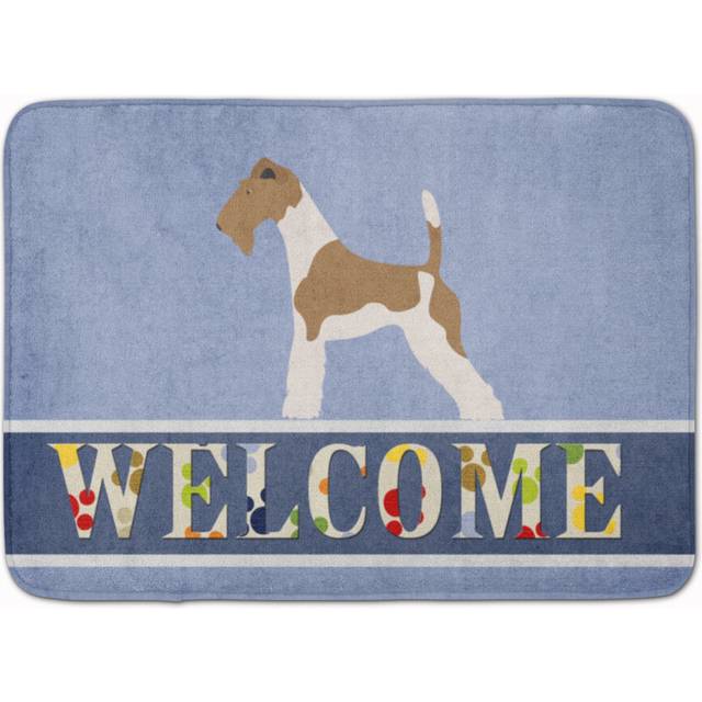 Caroline's Treasures Wire Fox Terrier Welcome Floor Mat  19 x 27  Multicolor