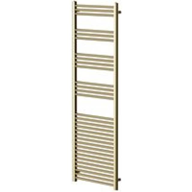 Colore Pizarro Straight Heated Towel Rail | Brushed Brass | Mild Steel | 1800mm x 600mm