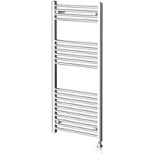 Wholesale Domestic Pizarro Straight Digital Thermostatic Electric Heated Towel Rail | Chrome | Mild Steel | 1200mm x 600mm