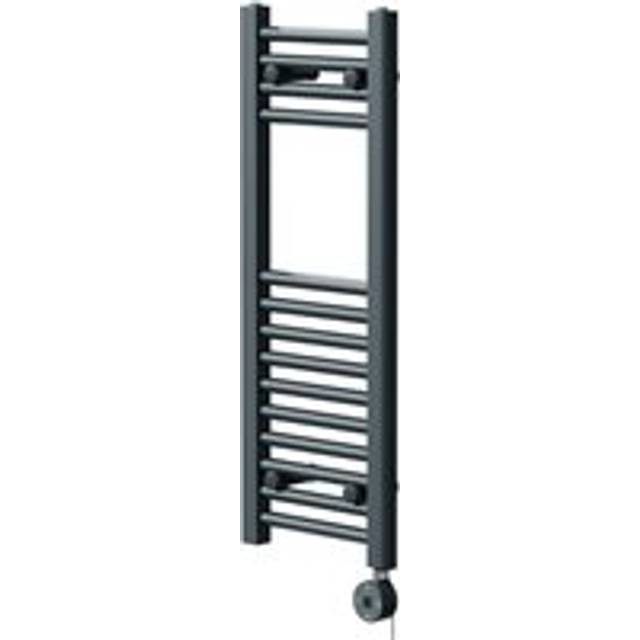 Wholesale Domestic Pizarro Straight Digital Thermostatic Electric Heated Towel Rail | Anthracite | Mild Steel | 800mm x 300mm