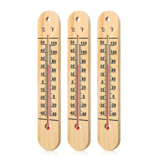 3 Pcs Wall Thermometer Indoor Large Outdoor Thermometers