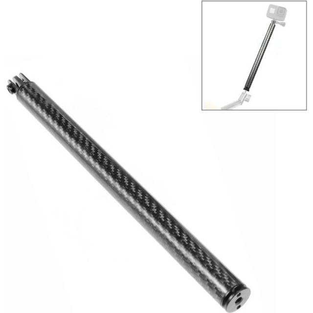 PULUZ 275mm Aluminum Alloy Carbon Fiber Floating Buoyancy Selfie-stick Extension Arm Rods for GoPro, Insta360, DJI and Other Action Cameras