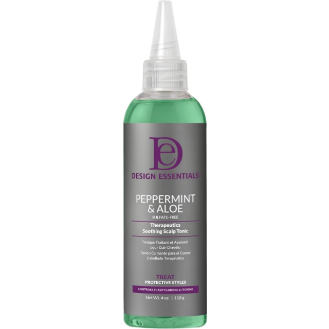 Design Essentials Peppermint & Aloe Soothing Scalp Tonic, 4 oz