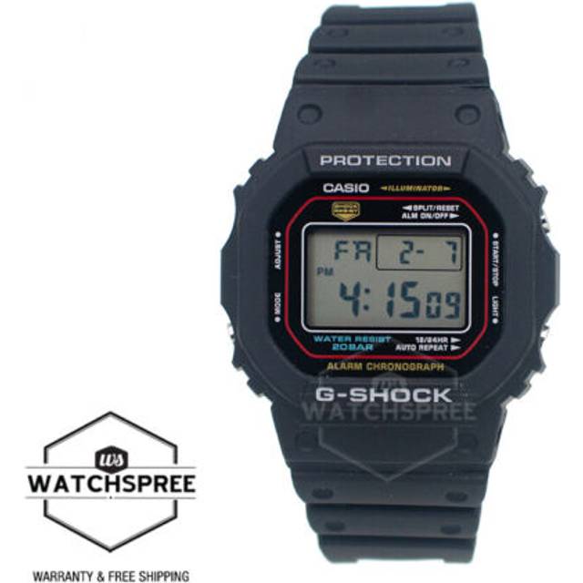 Casio G-Shock Digital Bio-Based Resin Quartz DW-5600RL-1 200M Men's Watch