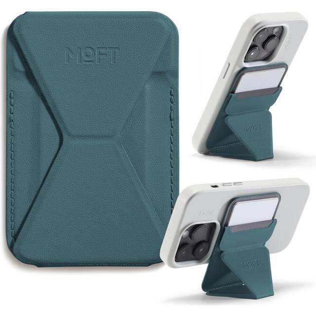 MOFT Magnetic Wallet Stand Compatible with iPhone 16/15/14/13/12 Series  Angle Adjustment & Magsafe Compatible MOVAS Phone Stand Jungle