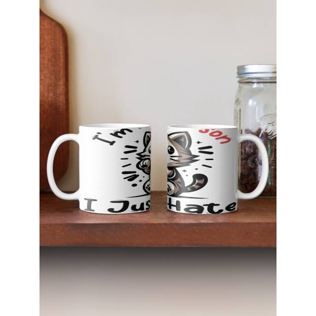 (Funny Cat - Cat Humor - Sassy Cat (9)-7817) Coffee Mugs 11oz AI x2 Nice Old Blue Eyed almost Vincent nonARH _ Integral Expanded Cave Energy nonZEN _