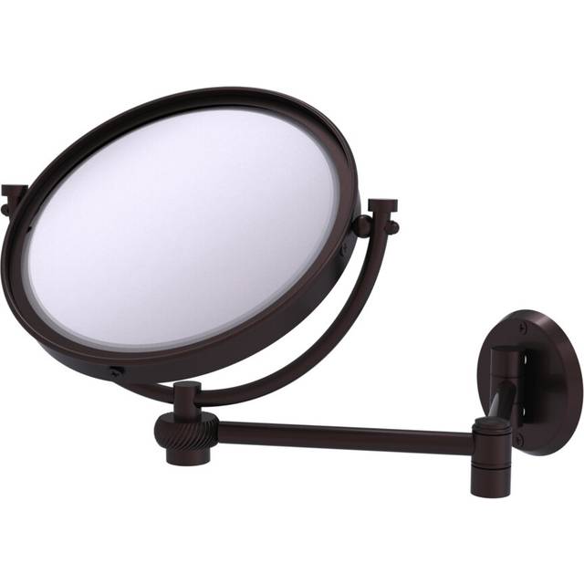 8 Inch Wall Mounted Extending MakeUp Mirror 5X Magnification with Twist Accent  WM6T/5XABZ