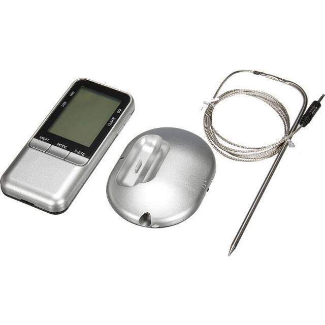 Wireless Digital Display LCD Thermometer For BBQ Grill Meat Kitchen Oven Food Cooking