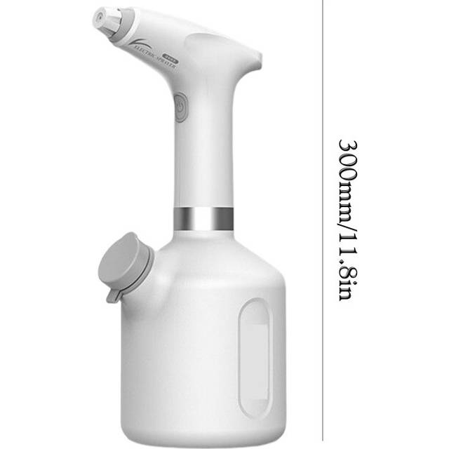 (New 900ML Pure White) Electric Plant Spray Bottle Automatic Watering Fogger USB Electric Sanitizing Sprayer Watering Machine Plants Garden Tool