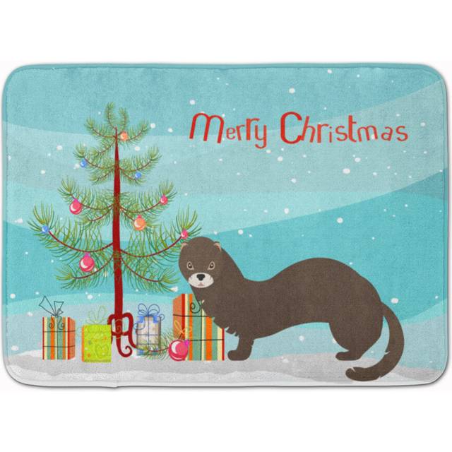 Caroline's Treasures Russian or European Mink Christmas Floor Mat  19 x 27  Multicolor
