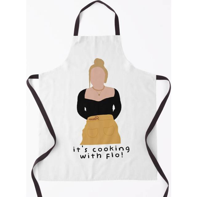 Its Cooking with Flo! Grill Aprons for Kitchen BBQ Chef