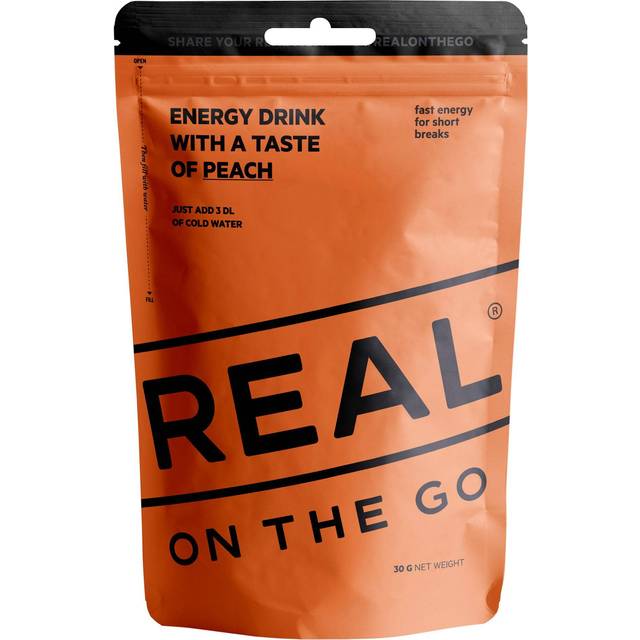 Real On The Go Energy Drink Taste of Peach