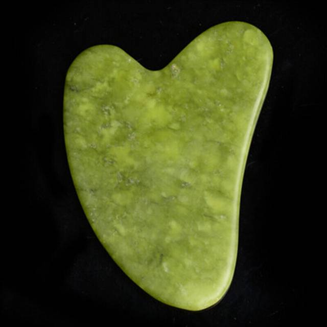 (a-4) Natural Jade Stone Scraping Gua Sha Board Massager Face SPA Guasha Acupuncture Skin Beauty Facial Care Massage Tools
