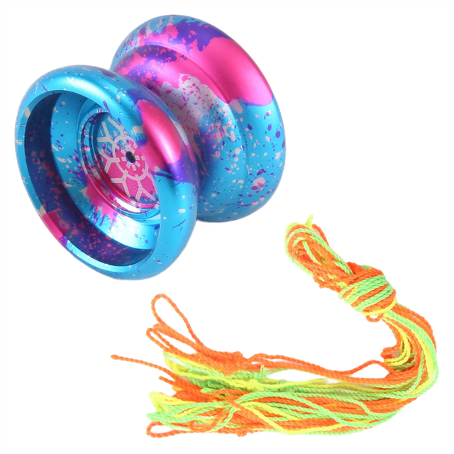 ,Aluminum Beginner Yo-Yos Ball for Yoyos Players with 10 YoYo Strings