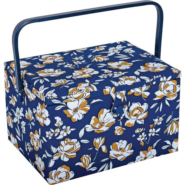 Hobby Gift Large Sewing Craft Hobby Storage Box, Autumn Floral