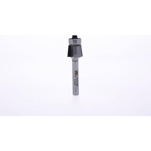 Whiteside Router Bits 2298 Edge Bevel Bit with 7-Degree 3/8-Inch Cutting Length
