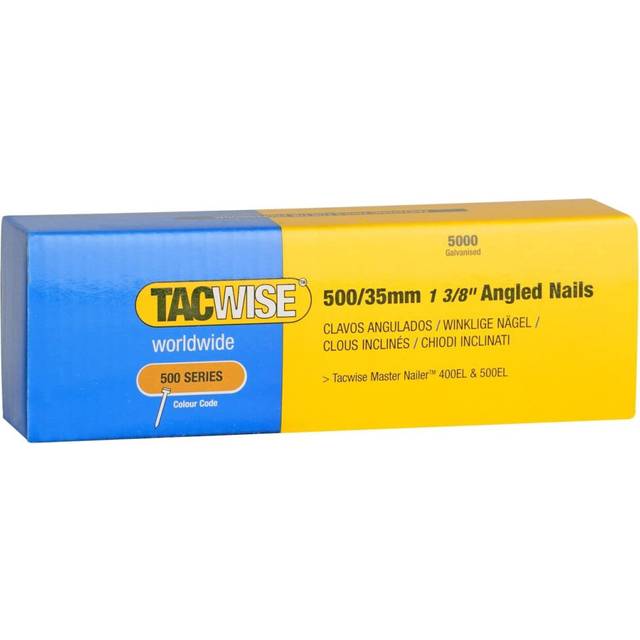 Tacwise 0826 500 Series 35mm Angled Nails (Pack of 5000)