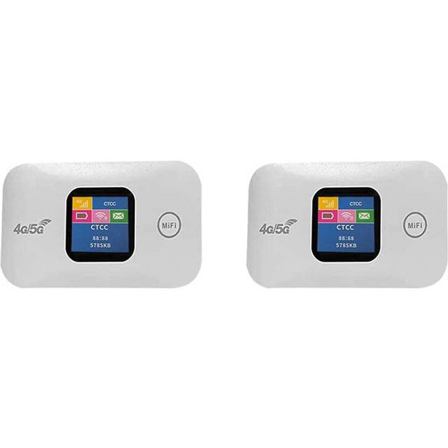 2X 4G WiFi Router MiFi 150Mbps Car Mobile Wireless Hotspot Color Screen with Sim Card Slot Support 10 Users