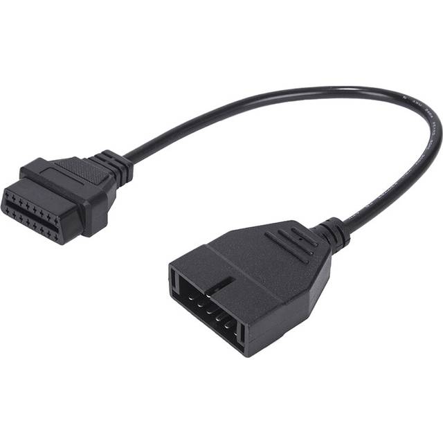 Car Diagnostic Tool OBD2 Connector Adapter for 12 Pin to 16 Cable Auto Scanner