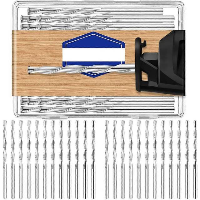 50Pcs 1/8 Inch Drill Bit for Wood and Plastic Guide Point Cutting Bits Diameter Router Bits,for Use with Spiral Saw