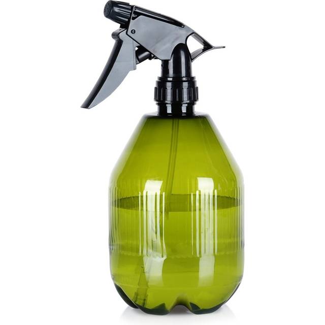 Hand sprayer 730 ml plastic dark green two water jets
