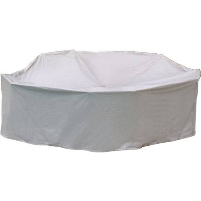 Protective Covers Weatherproof Patio Table and Highback Chair Set Cover  48 Inch x 54 Inch  Round Bar Table  Gray