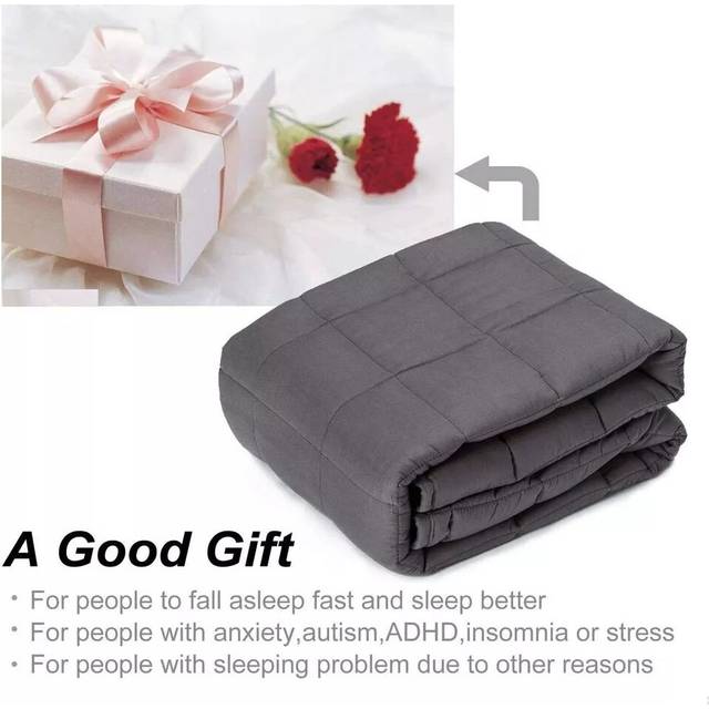 (Double  5.7Kg) WEIGHTED BLANKET Ultra Cosy Soft Sensory Anxiety AUTISM Throw Single Double King