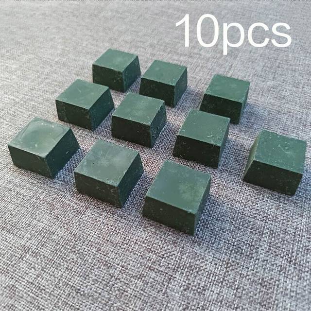 (a-polishing paste10pcs) Genuine Leather Straight Razor Folding Knife Sharpening Shave Sharpener Sharpening Belt polishing Leather and polishing paste