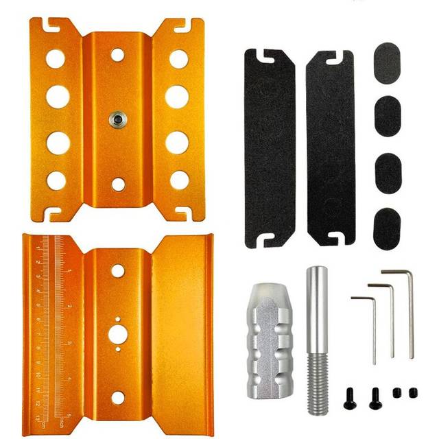 (Gold Heighten) Metal Repair Station Workbench Assembly Platform For TRX-4 Axial SCX10 II RC Crawler 1/10 1/8 1/12 RC