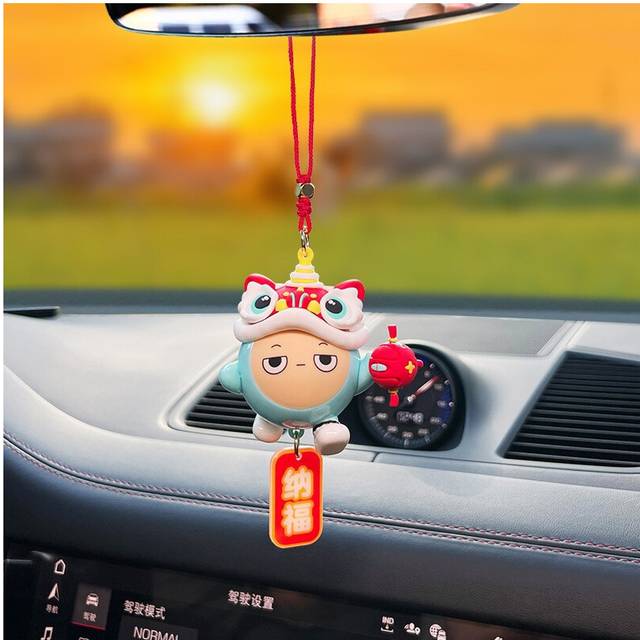 (Blue Lion) Egg Party Keychain Colorful And Adorable Charm For Keys And Bags