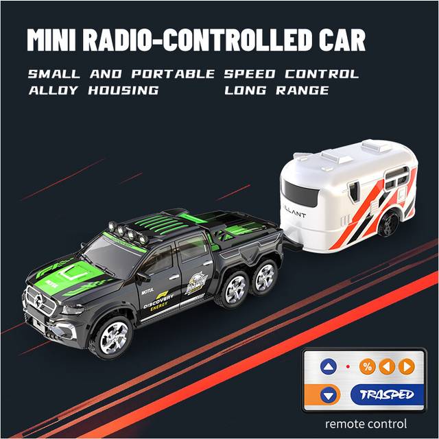 (C-8801A) New RC Car MINI Alloy 1/64 Remote Control Car Convenient to Carry 60 Minutes of Work Time Children's