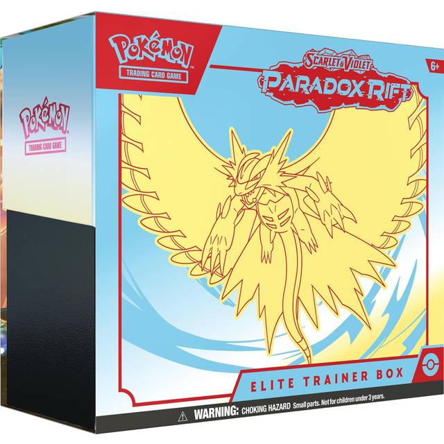 Pok?mon TCG: Scarlet & Violet?Paradox Rift Elite Trainer Box - Roaring Moon (9 Booster Packs, 1 Full-Art Foil Card & Premium Accessories)