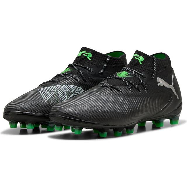 PUMA Future 8 Ultimate AG Eclipse - PUMA Svart/Grå/Grön - Konstgräs (AG) - ['Svart'] (46)