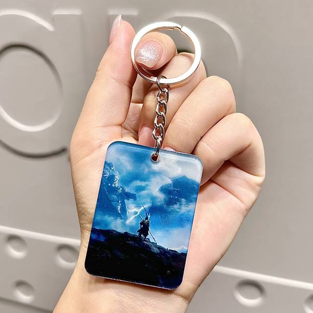 (Wukong 2) And Fun Colorful Black Myth Wukong Acrylic Keychain Perfect For Students Colleagues And Loved Ones