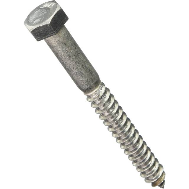 The Hillman Group 964612 1/2 x 4-1/2-Inch Stainless Steel Hex Lag Screw  5-Pack