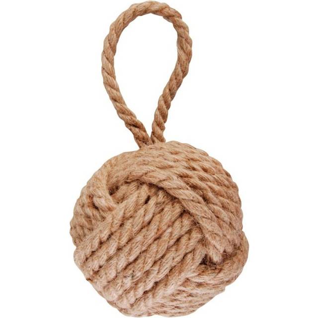 (Cube) Heavy Duty Rope Knot Doorstop with Handle
