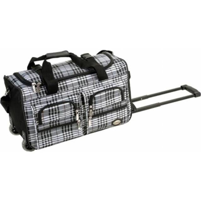 Rockland PRD422-PinkCross 22 in. Rolling Duffle Bag