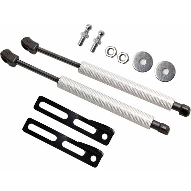 (silver carbon fiber) For Nissan Primera P11 1995-2002 Front Hood modify Refit Gas Spring Lift