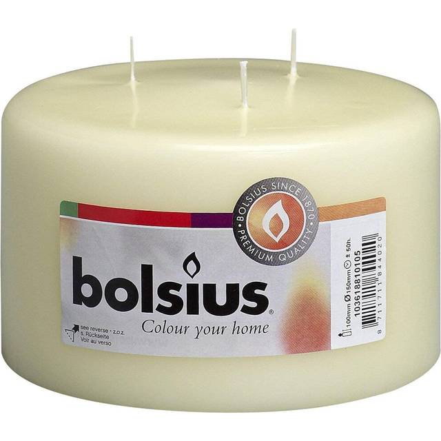 BOLSIUS 100 x 150 mm-1.41 kg, Paraffin Wax, Ivory, 10 x 15 cm