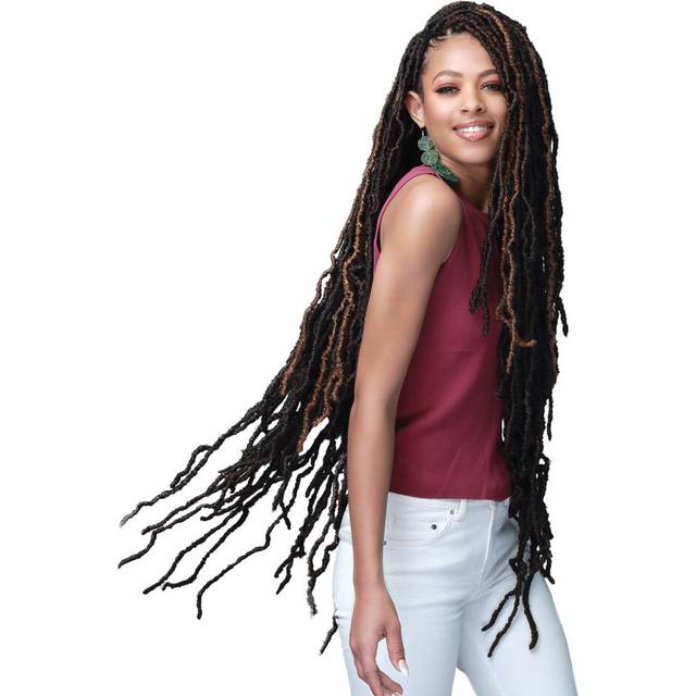 "Bobbi Boss Crochet Braids African Roots Braid Collection 2X Nu Locs 36"""""""" (5-pack  M1B/27)"