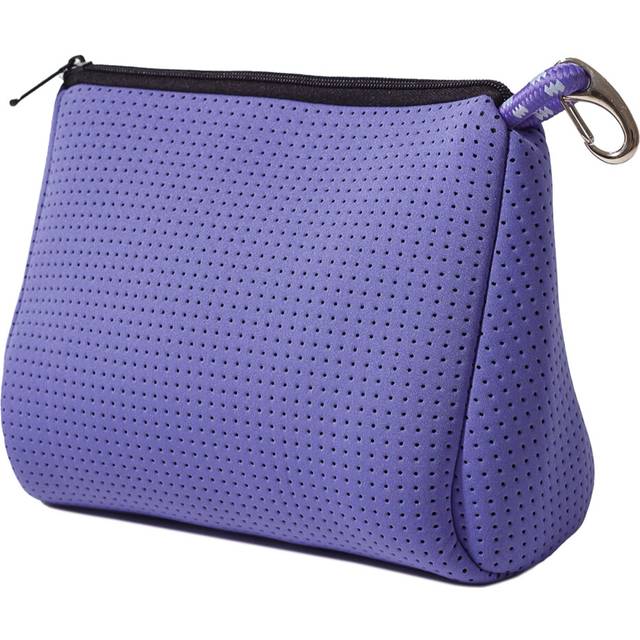 POPUPS Large Makeup Bag with Zipper - Waterproof Neoprene Cosmetic Bag 7.7 x 10.75 x 5 inches - Pouch Veri Peri