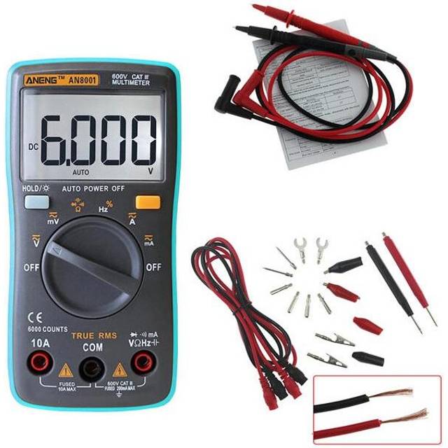 Professional True Rms Digital Multimeter 6000 Counts Backlight AC/DC