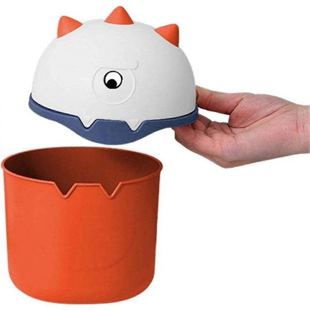 (As show, One size) Cute Trash Can - Desktop Mini Trash Can with Flip Lid - Small Flip Trash Can, Desktop Trash Cans for Office, Coffee Table, Desk, B